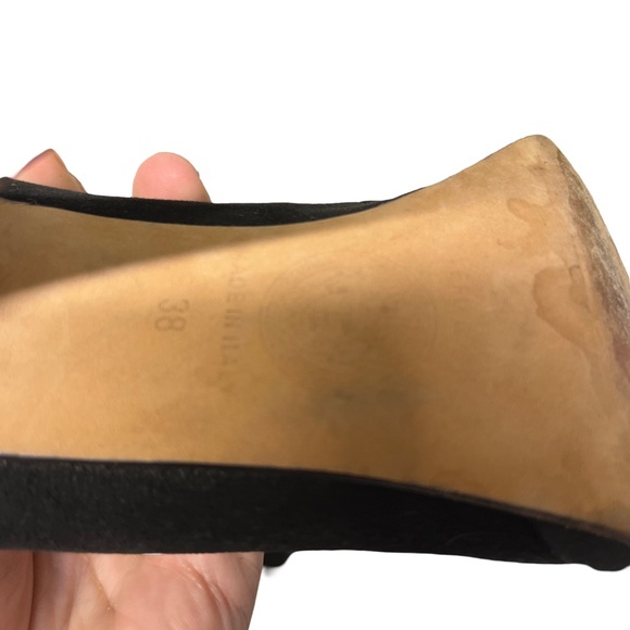 Versace Vintage Black suede heels - size 7 - Picture 6 of 6